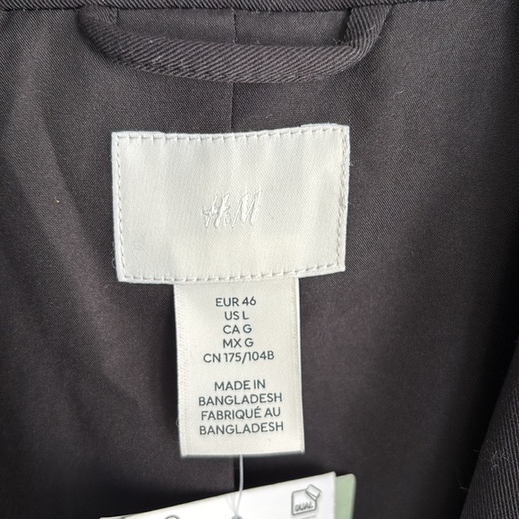 NWT H&M black blazer - Picture 8 of 9